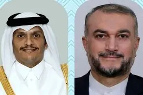 گفتگوی تلفنی وزرای امور خارجه جمهوری اسلامی ایران و قطر
