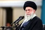 تصویری از آیه نصب شده در مراسم بزرگداشت شهید رئیسی در حسینیه امام خمینی(ره) 