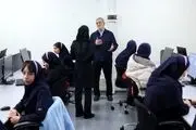 بازدید رئیس‌جمهور از مدرسه هوشمند فرزانگان شهریار