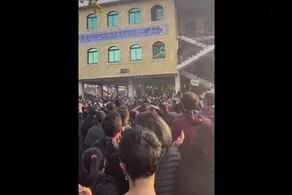 مراسم چهلم غزاله چلاوی در آمل با شعارهای ساختارشکنانه همراه شد 