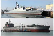 پایگاه شناوری «کردستان» و ناوشکن «سهند» به نیروی دریایی ارتش ملحق شد