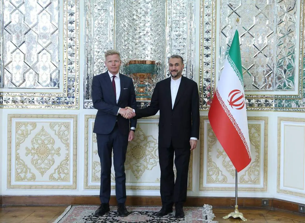 امیرعبداللهیان با هانس گروندبرگ دیدار کرد