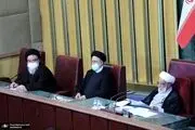 چرا آیت الله لاریجانی غیبت کرد؟+ ظاهر متفاوت علم الهدی 