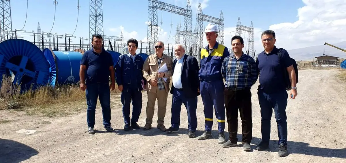 سفیر جمهوری اسلامی ایران در ایروان از پست ۴۰۰ کیلو ولتی نوراوان بازدید کرد 