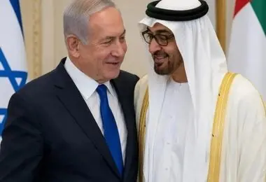 نتانیاهو در امارات با محمد بن زاید دیدار کرد