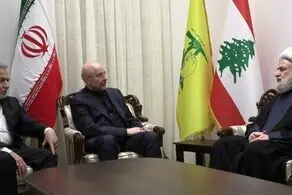 دیدار عراقچی و قالیباف با نعیم قاسم در بیروت 