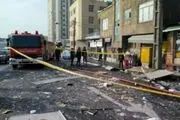 انفجار وحشتناک در خیابان ستارخان تهران+فیلم