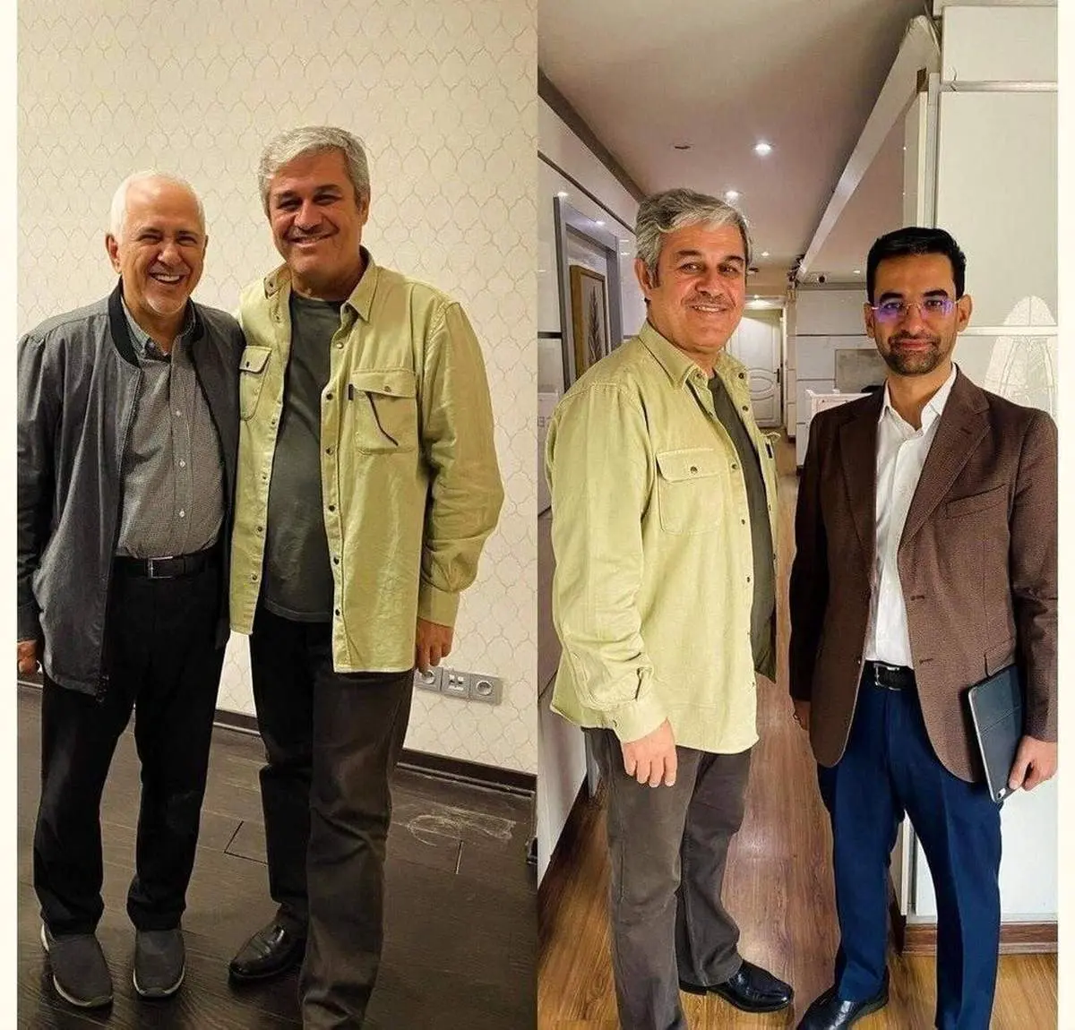 عکس سه چهره معروف در ستاد پزشکیان + ببینید