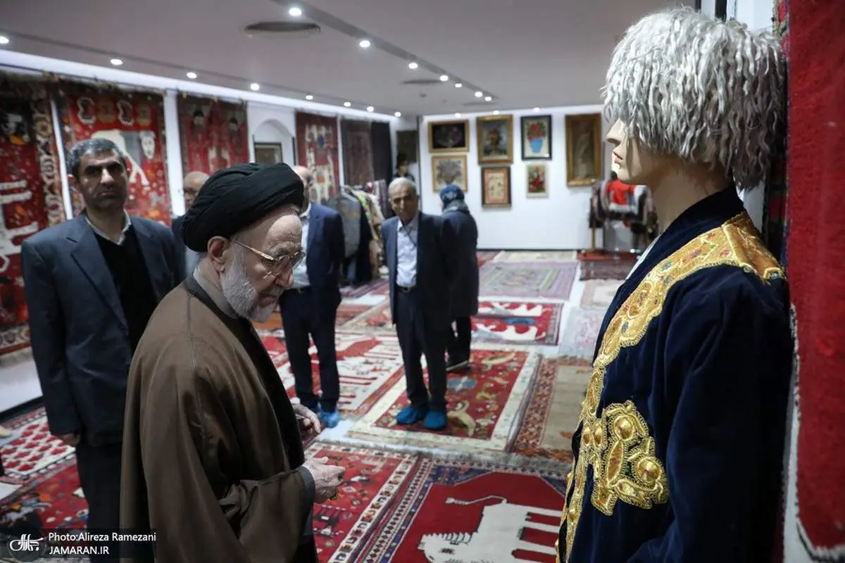 بازدید سیدمحمد خاتمی از یک موزه + عکس