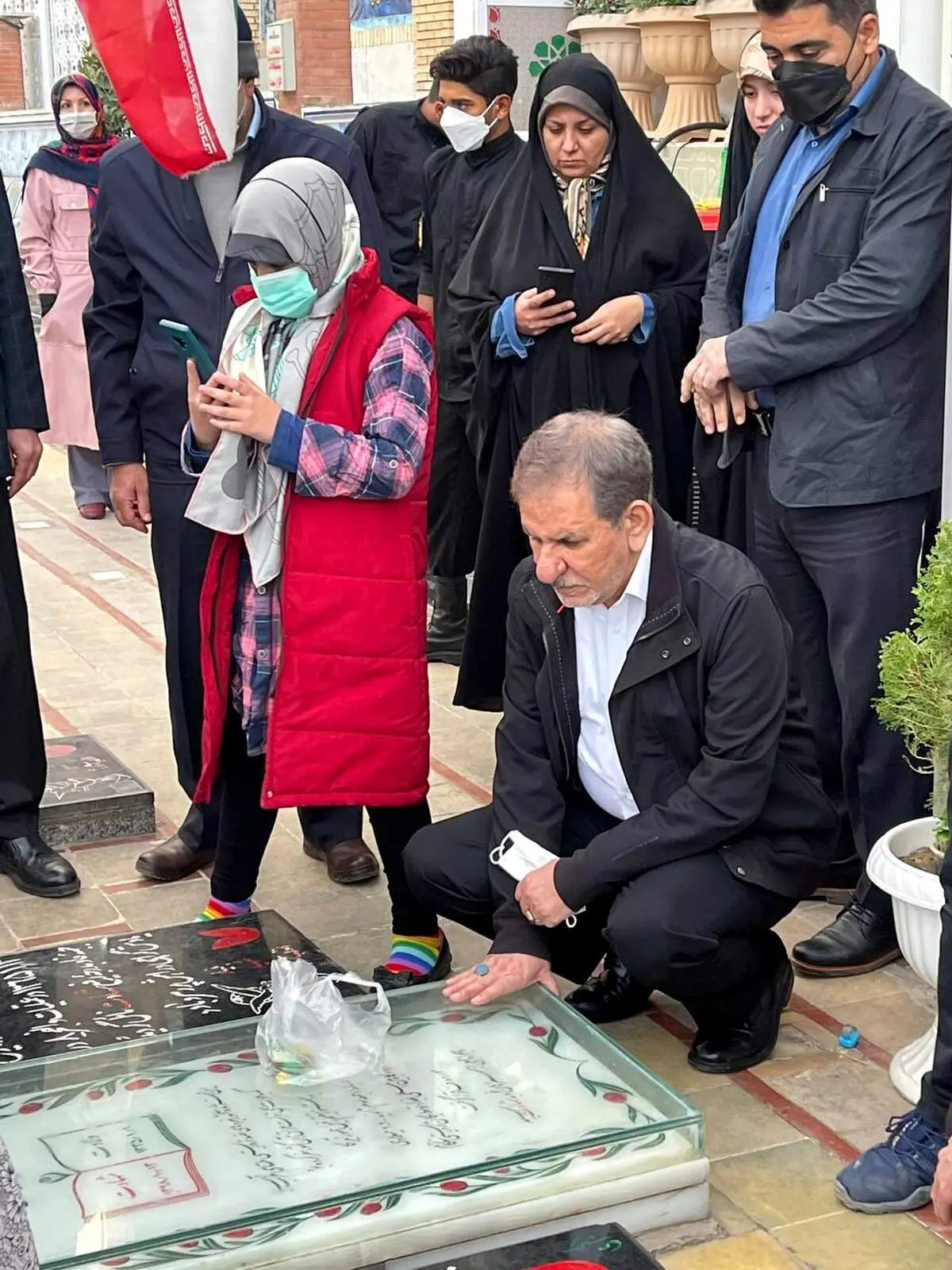 اسحاق جهانگیری در نخستین روز سال کجا رفت/ ببینید 