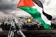 بازتاب دیوارنگاره میدان فلسطین تهران به آذربایجان رسید + ببینید 