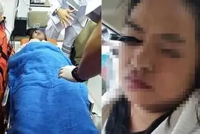 فرو رفتن هولناک مداد داخل چشم زن جوان هنگام آرایش!+ عکس