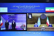 آغاز ترانزیت تمام‌ریلی اولین قطار کانتینری قزاقستان از مسیر ایران