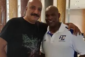  بازیگر مشهور سینمای ایران کنار غول NBA/ عکس