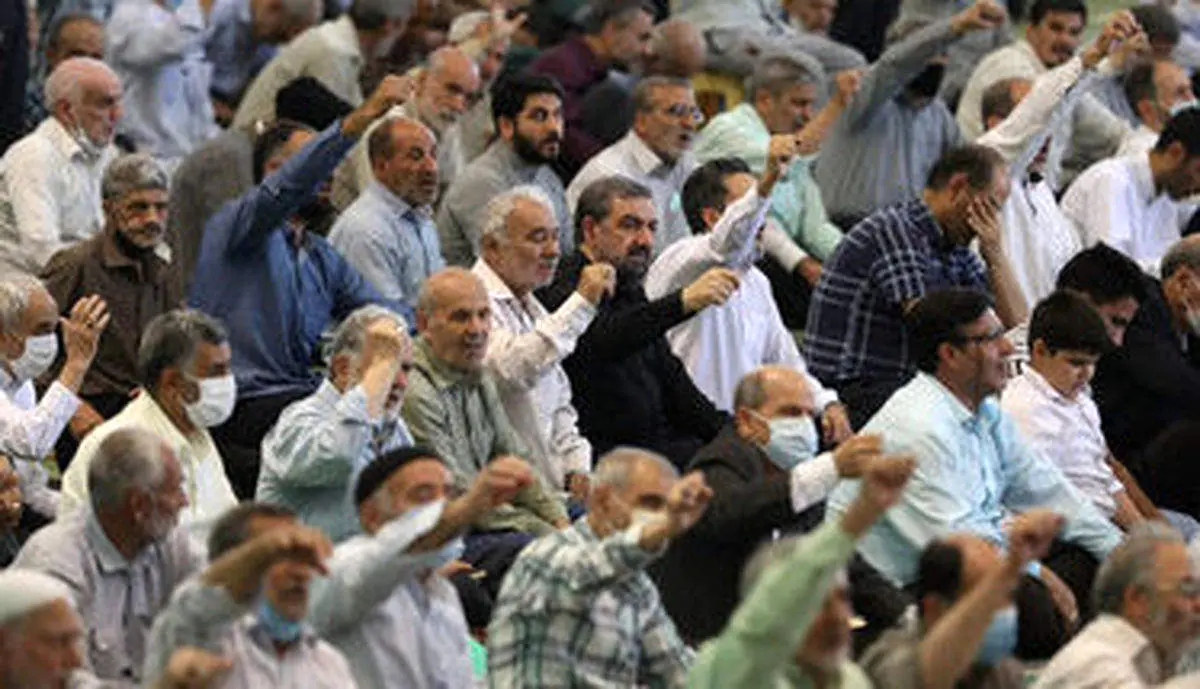شعار «مرگ بر بیحجاب» در نمازجمعه تهران | مدیرعامل همشهری: اعتراضشان به حق است
