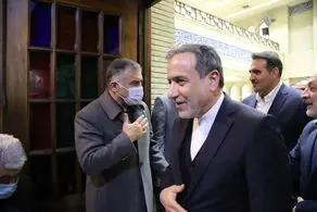 حضور دولت‌مردان در آیین یادبود برادر وزیر نفت در مسجد نور 