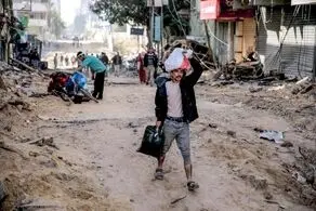 تصاویر آخرالزمانی از شدت ویرانی‌ها در شمال نوار غزه + ببینید 