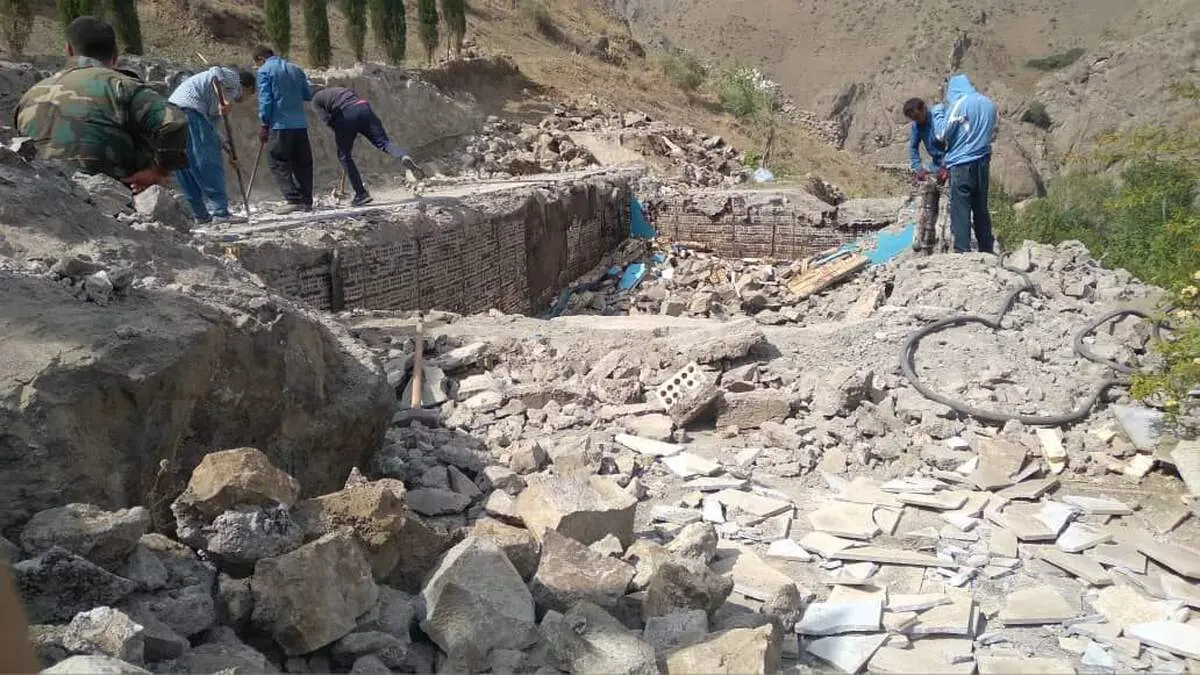 زمین‌خواری چهار هکتاری در روستای خوش آب و هوا