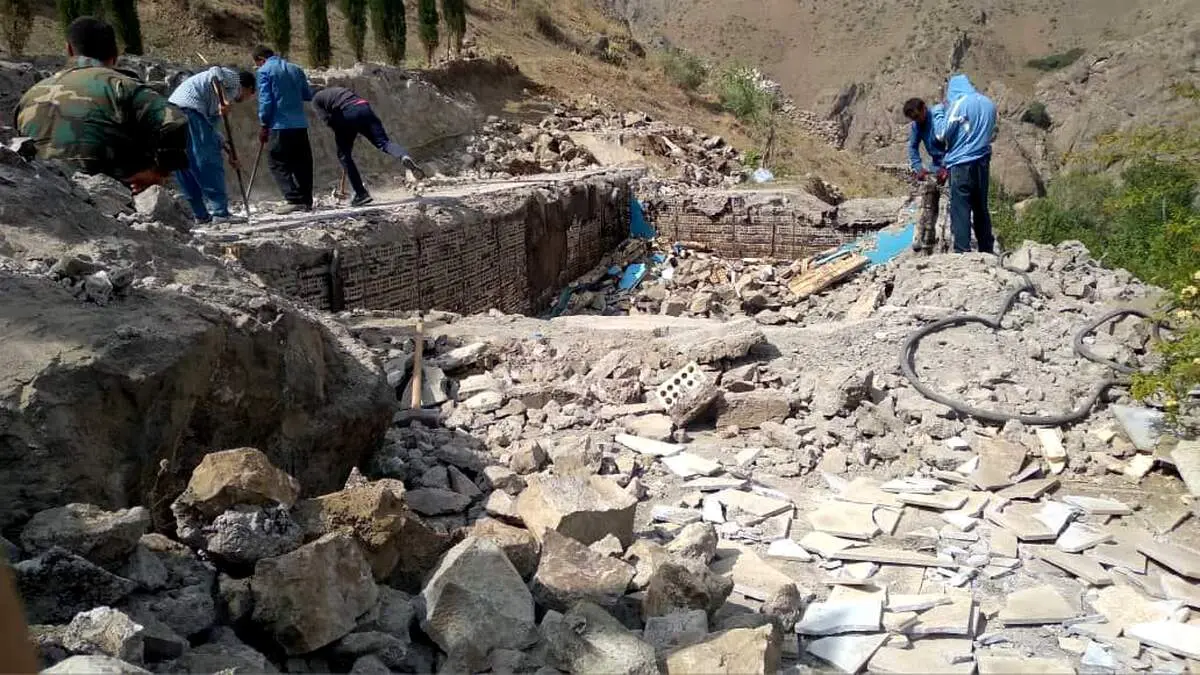 زمین‌خواری چهار هکتاری در روستای خوش آب و هوا