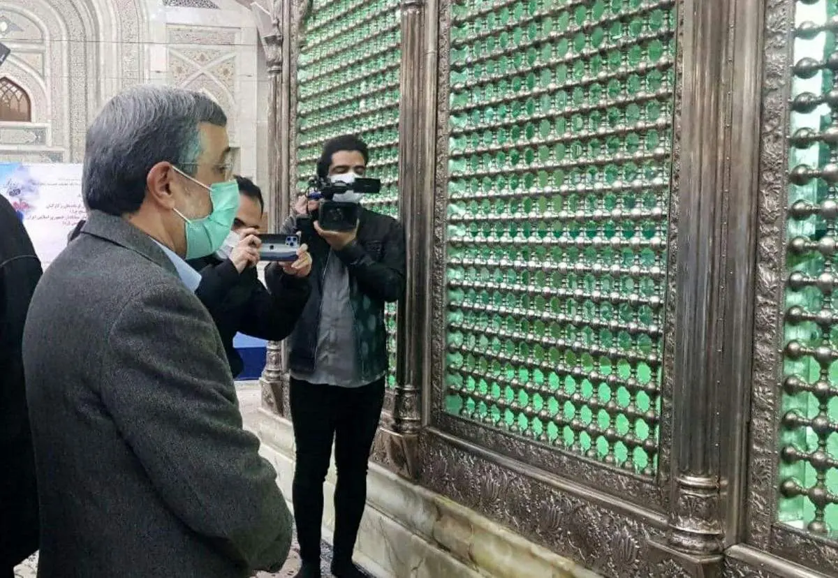 سید حسن خمینی به استقبال احمدی نژاد نرفت/ ببینید