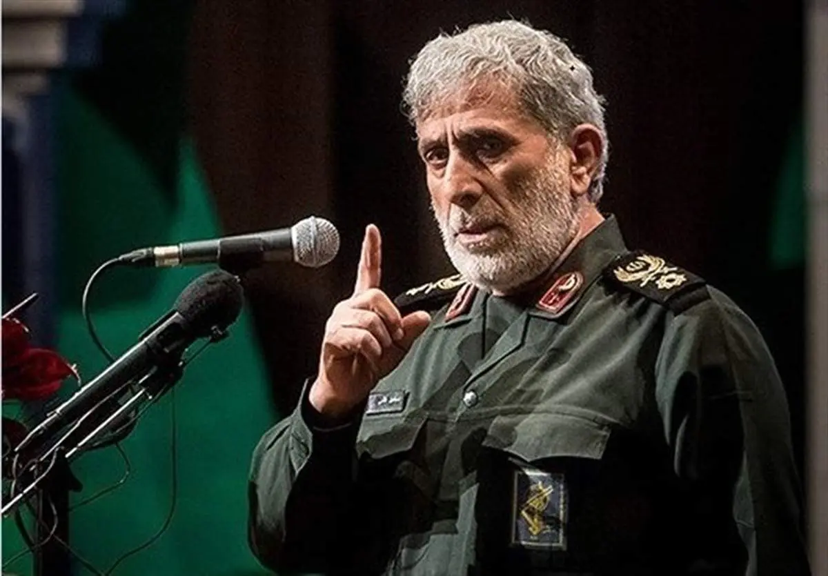 سردار قآآنی: برای اضمحلال کامل اسرائیل همه کنار جبهه مقاومت هستیم
