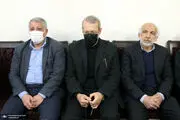 چه کسانی در مراسم تشییع پیکر همسر شهید مطهری شرکت کردند 