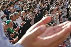 اقدام عجیب و غریب در حاشیه نماز عید فطر علیه بی‌حجابی/ عکس