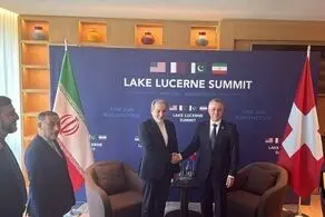 دیدار وزیران خارجه ایران و سوئیس در بورگن‌اشتوک