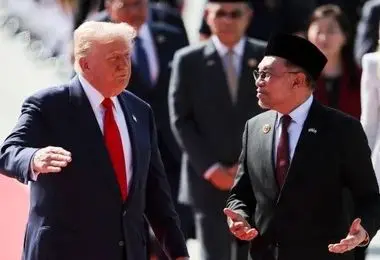 پس از ورود ترامپ اعتراضات در مالزی بالا گرفت