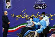 آغاز واکسیناسیون سراسری با تزریق به فرزند وزیر بهداشت/ گزارش تصویری