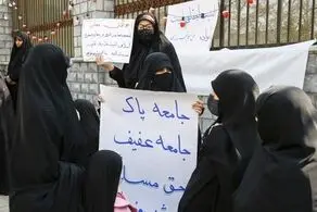 یک زن مقابل شورای شهر: حاضریم مثل مترسلک در مترو بایستیم و ...+ببینید 