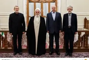 افطاری قالیباف با ناطق نوری و لاریجانی