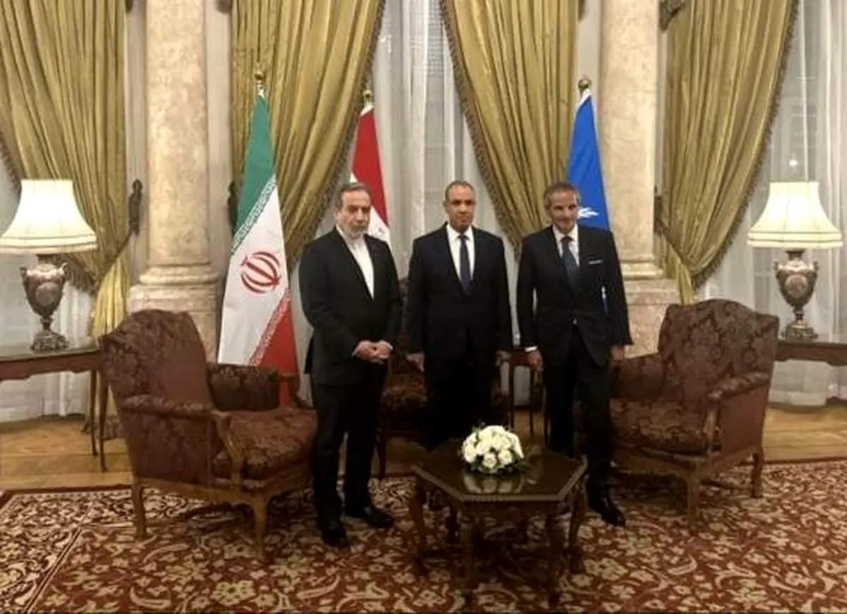دیدار سه‌جانبه میان عراقچی، عبدالعاطی و گروسی در قاهره