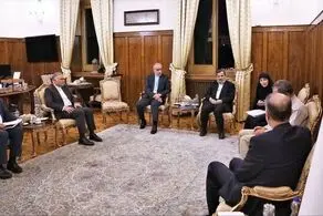 دیدار حسین امیرعبداللهیان با خانواده یک زندانی ایرانی در عراق