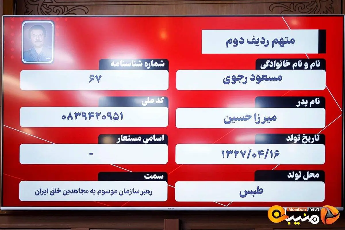 چرا مریم رجوی و مسعود رجوی کدملی دارند؟