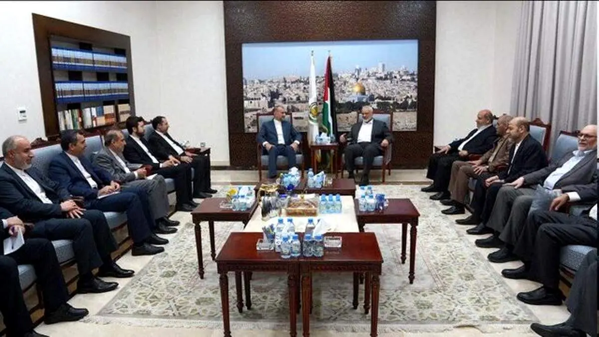 رایزنی امیرعبداللهیان با اسماعیل هنیه در قطر
