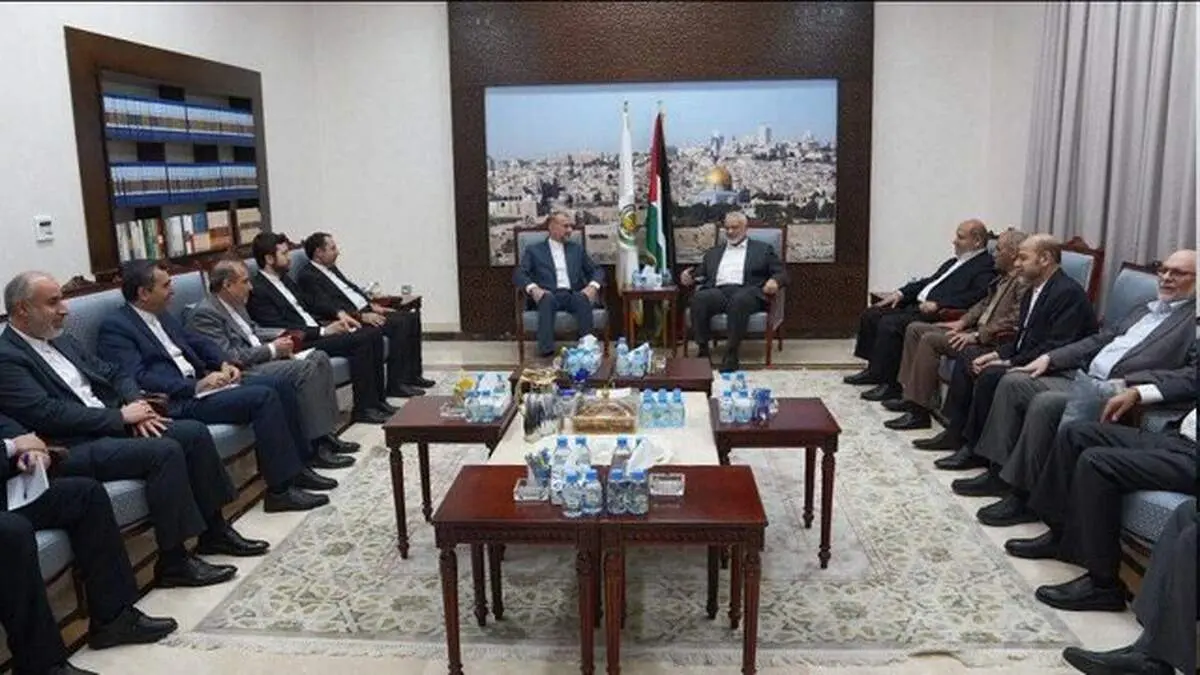رایزنی امیرعبداللهیان با اسماعیل هنیه در قطر