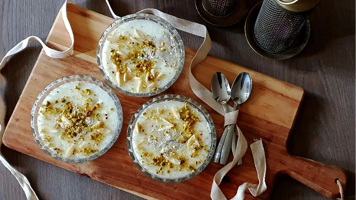 دستور تهیه فرنی خوشمزه و مقوی برای سرماخوردگی