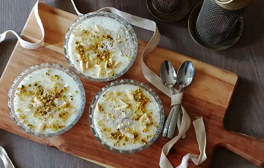  طرز تهیه ۴ مدل فرنی خوشمزه و ساده برای افطار