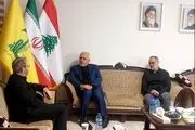 حضور ظریف در دفتر حزب‌الله لبنان در تهران
