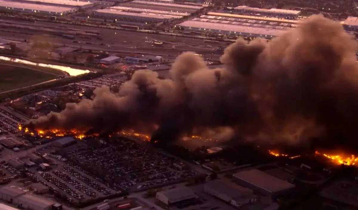 تصاویر سانحه هوایی در فرودگاهی در ایالت کنتاکی + ببینید 