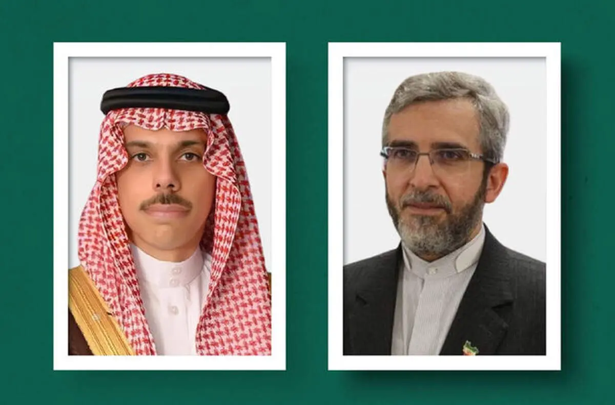رایزنی علی باقری و بن‌ فرحان