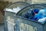 میخکوب شدن مرد با دیدن پاهای آویزان زنش از سطل آشغال سر کوچه!