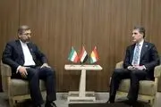 دیدار بارزانی با معاون وزیر خارجه درباره آخرین اتفاقات جنگ