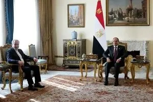 دیدار وزیر امور خارجه با رئیس‌جمهور مصر