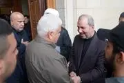 حضور رییس حشد الشعبی در سفارت ایران در پی شهادت رییس جمهور!