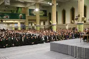 توانمندسازی معلمان از لحاظ معیشتی همیشه مورد تأکید است و دولت باید تلاش لازم را انجام دهد| دانشجویان آمریکایی نه تخریب کردند نه شیشه‌ای شکستند اما این‌جور با آنها رفتار می‌شود