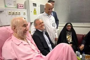 مسعود پزشکیان از سیدمحمد خاتمی عیادت کرد 