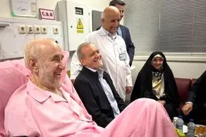 مسعود پزشکیان از سیدمحمد خاتمی عیادت کرد 