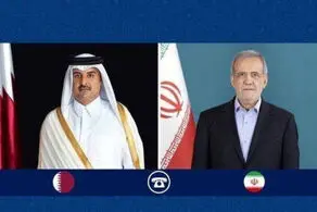 تماس تلفنی مسعود پزشکیان با امیر قطر 